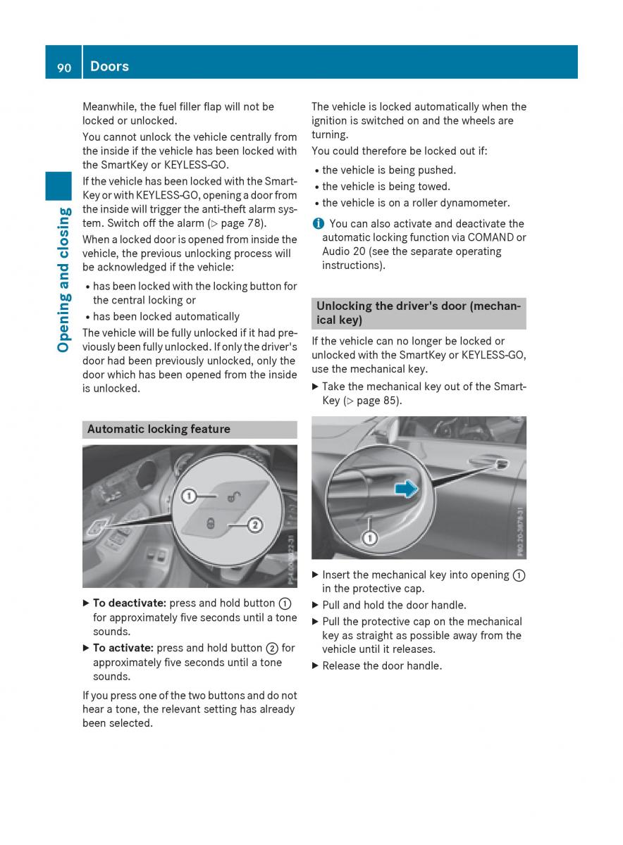 manual Mercedes GLC Mercedes Benz GLC Class owners manual / page 92