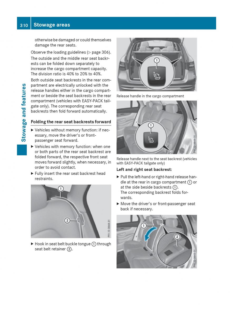 manual Mercedes GLC Mercedes Benz GLC Class owners manual / page 312