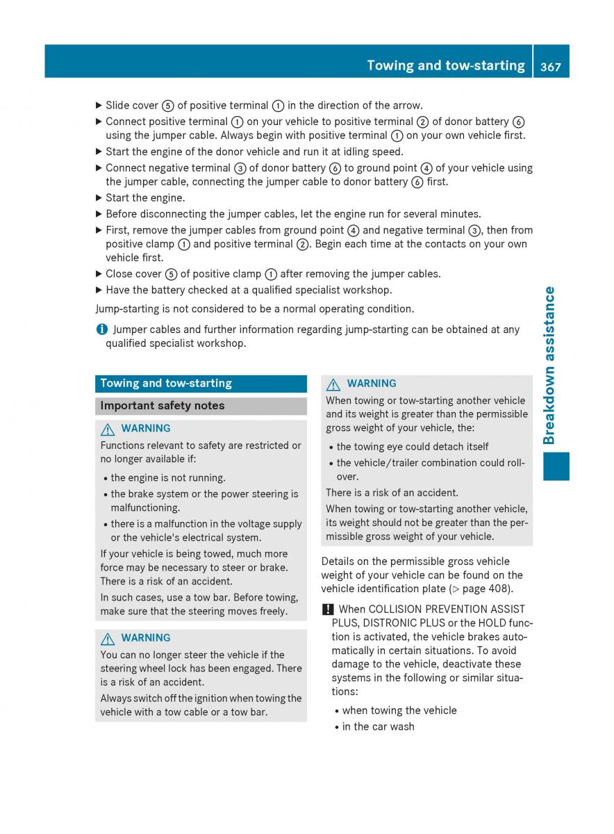 manual Mercedes GLC Mercedes Benz GLC Class owners manual / page 369