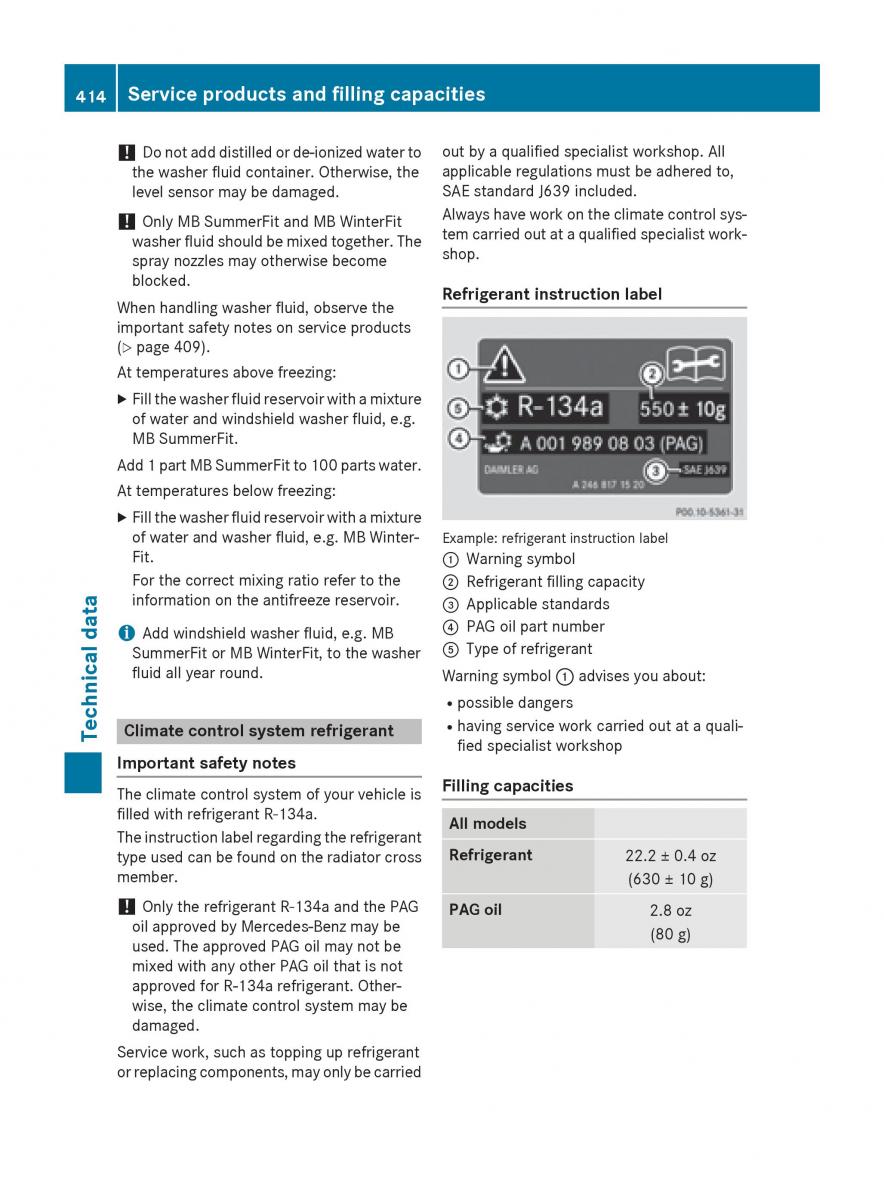 Mercedes Benz GLC Class owners manual / page 416