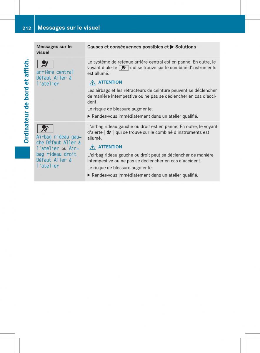 Mercedes Benz GLC Class manuel du proprietaire / page 214