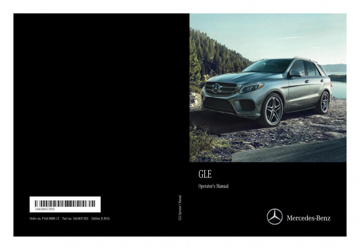 Mercedes Benz GLE Class owners manual / page 1