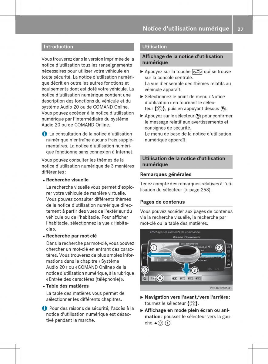Mercedes Benz GLE Class manuel du proprietaire / page 29