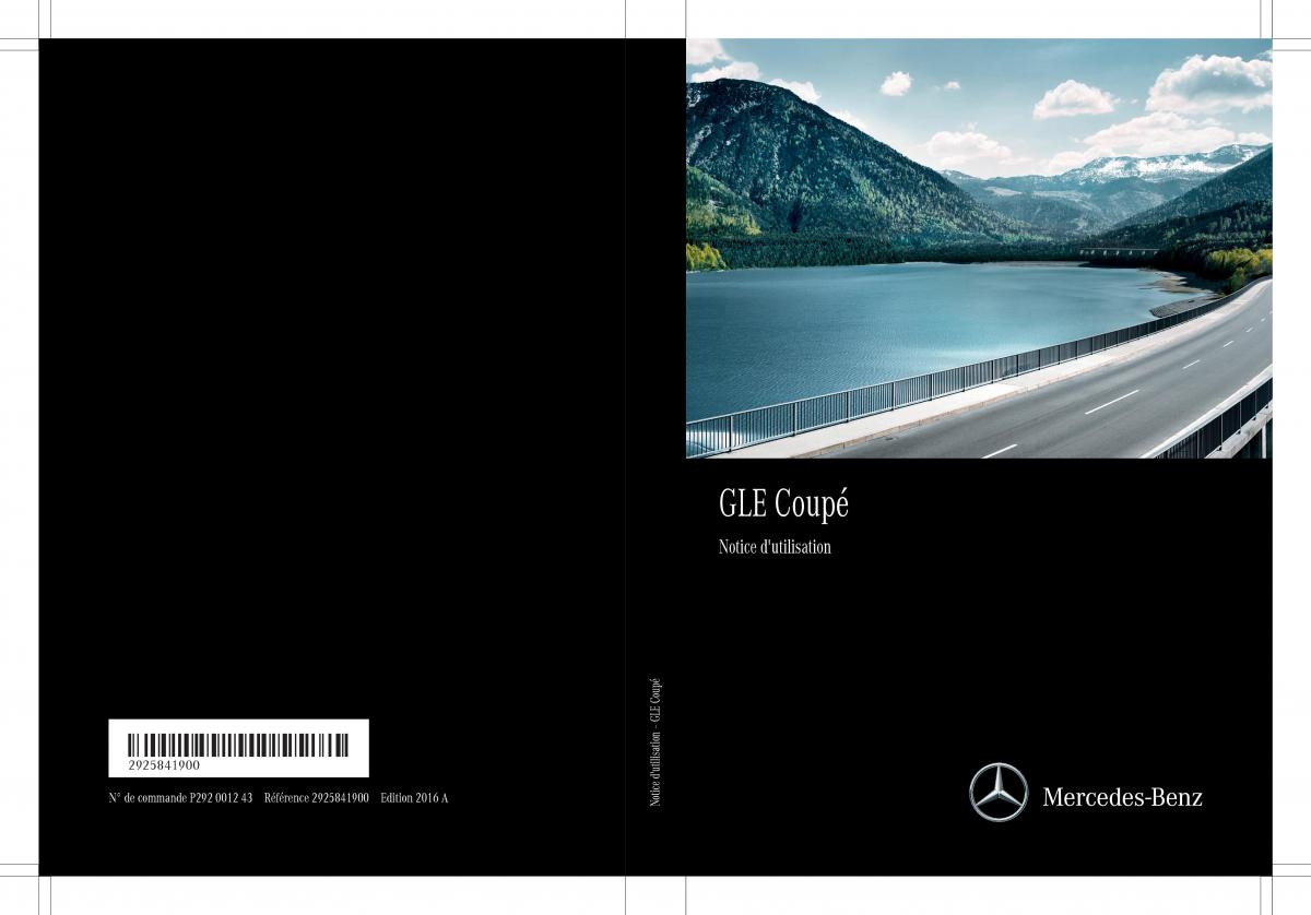 Mercedes Benz GLE Class manuel du proprietaire / page 1