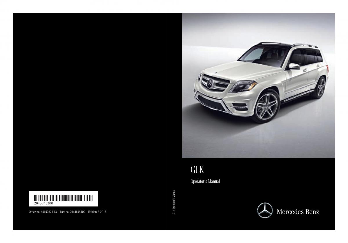 Mercedes Benz GLK Class X204 owners manual / page 1