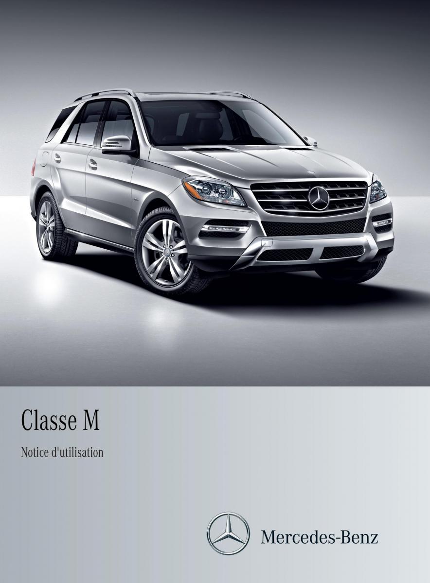 Mercedes Benz ML Class W166 manuel du proprietaire / page 1