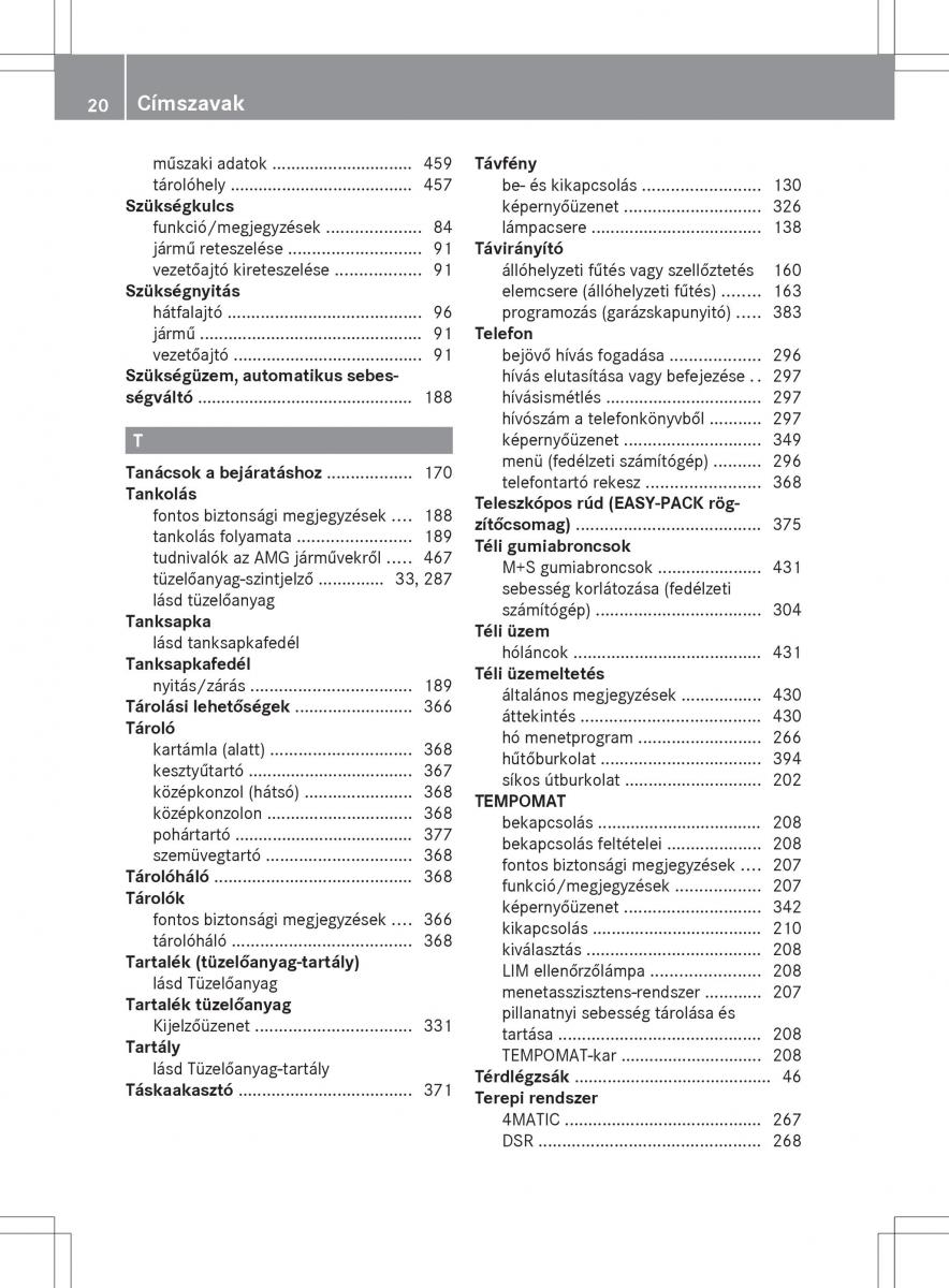 Mercedes Benz ML Class W166 Kezelesi utmutato / page 22