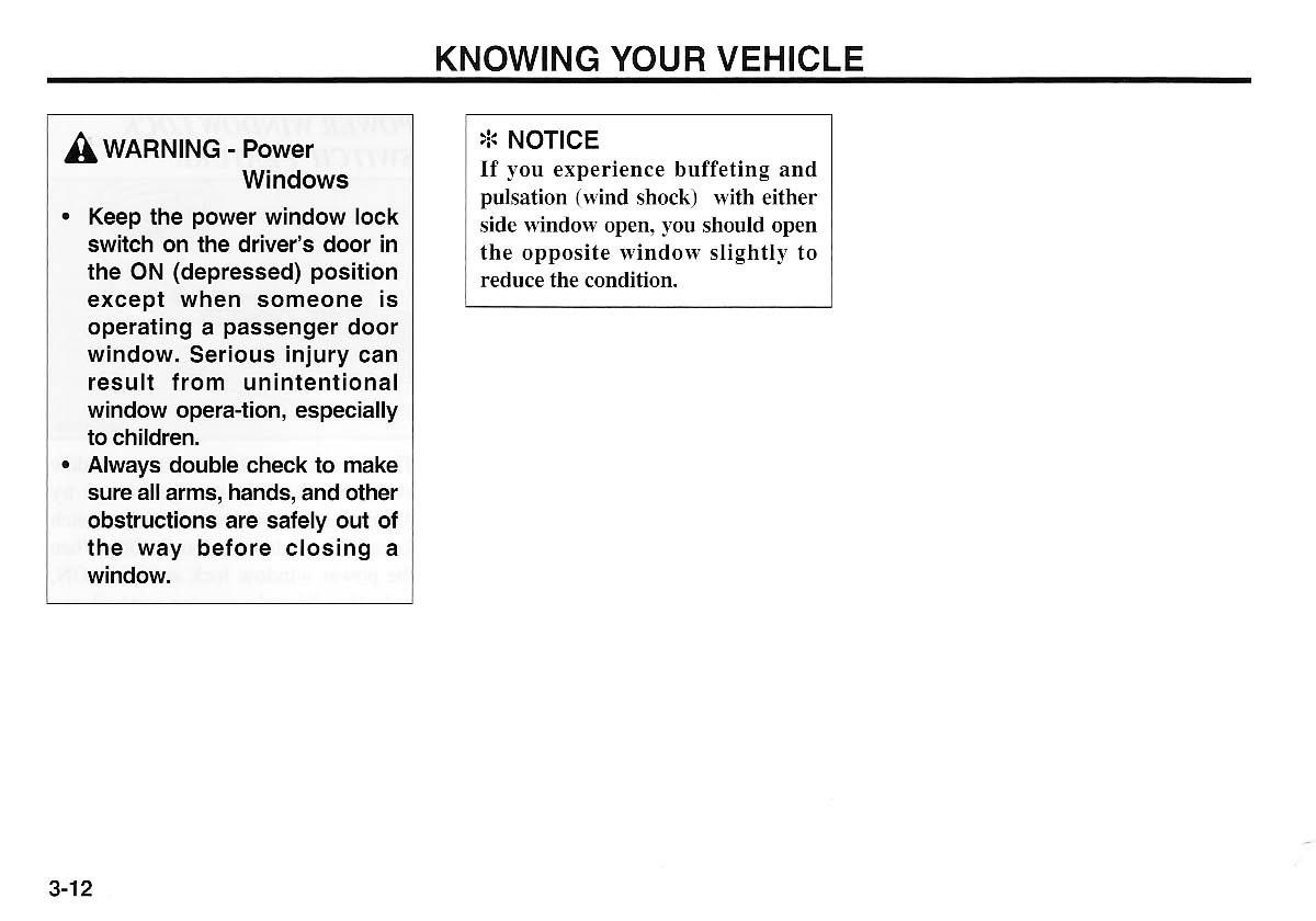 KIA Magentis I 1 owners manual / page 22