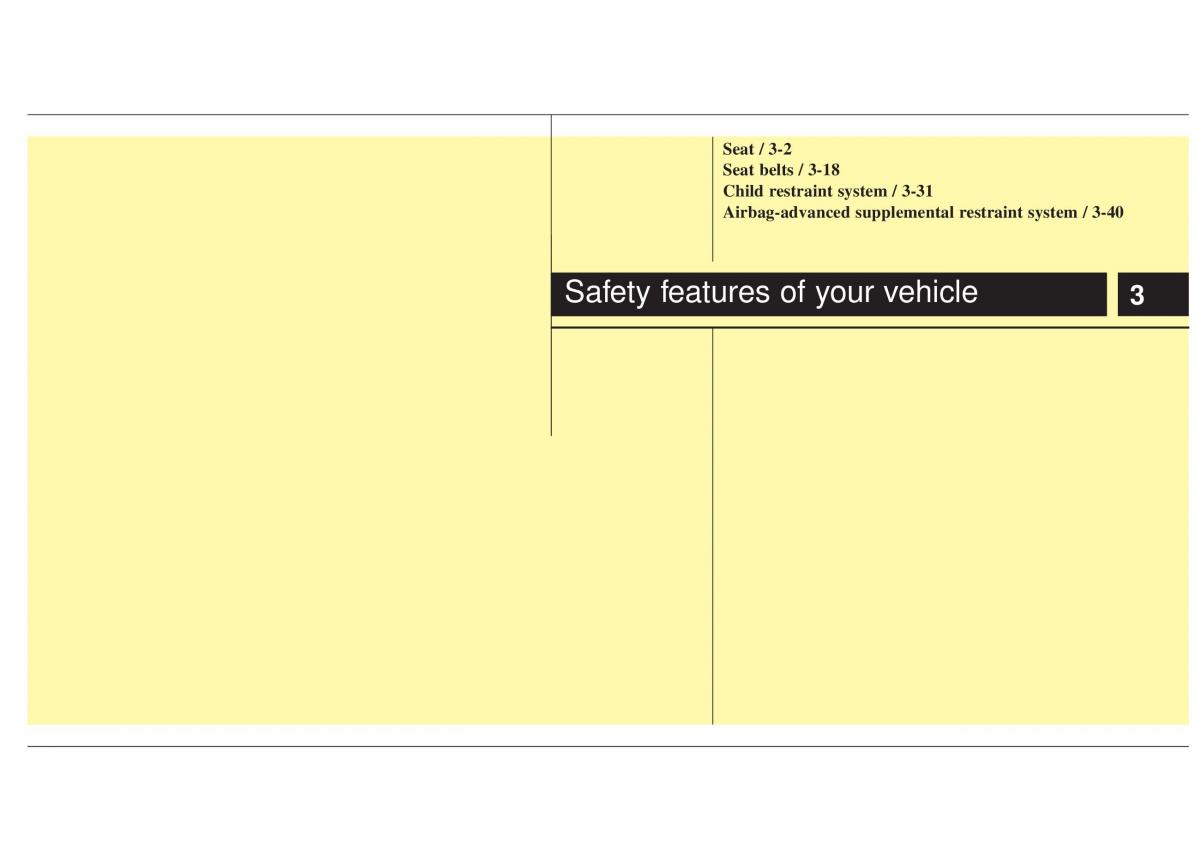 KIA Optima III 3 owners manual / page 13