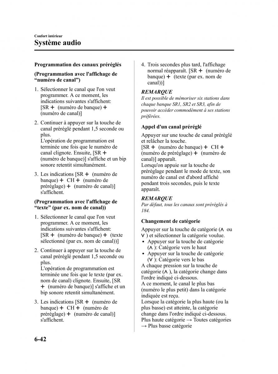 Mazda 3 II 2 manuel du proprietaire / page 307