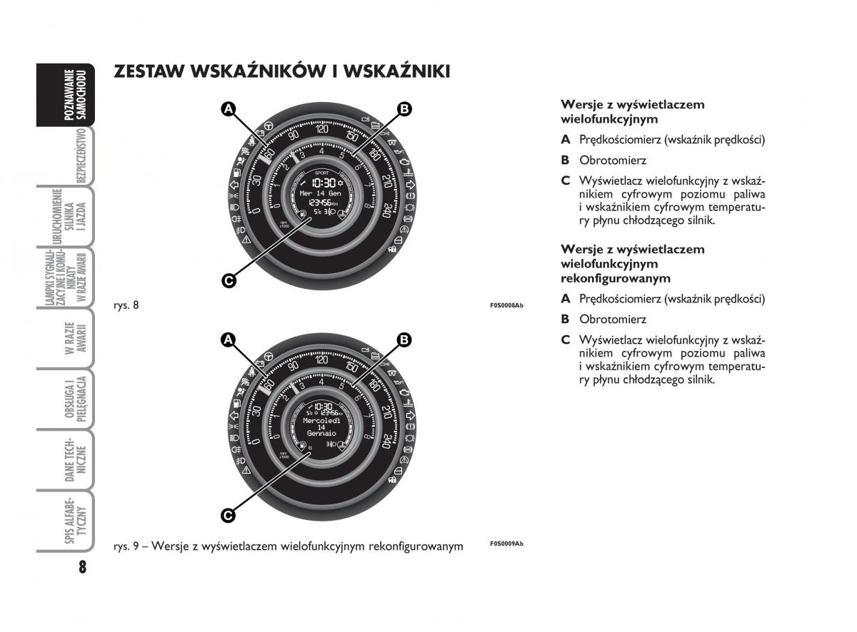 manual  Abarth 500 instrukcja / page 9