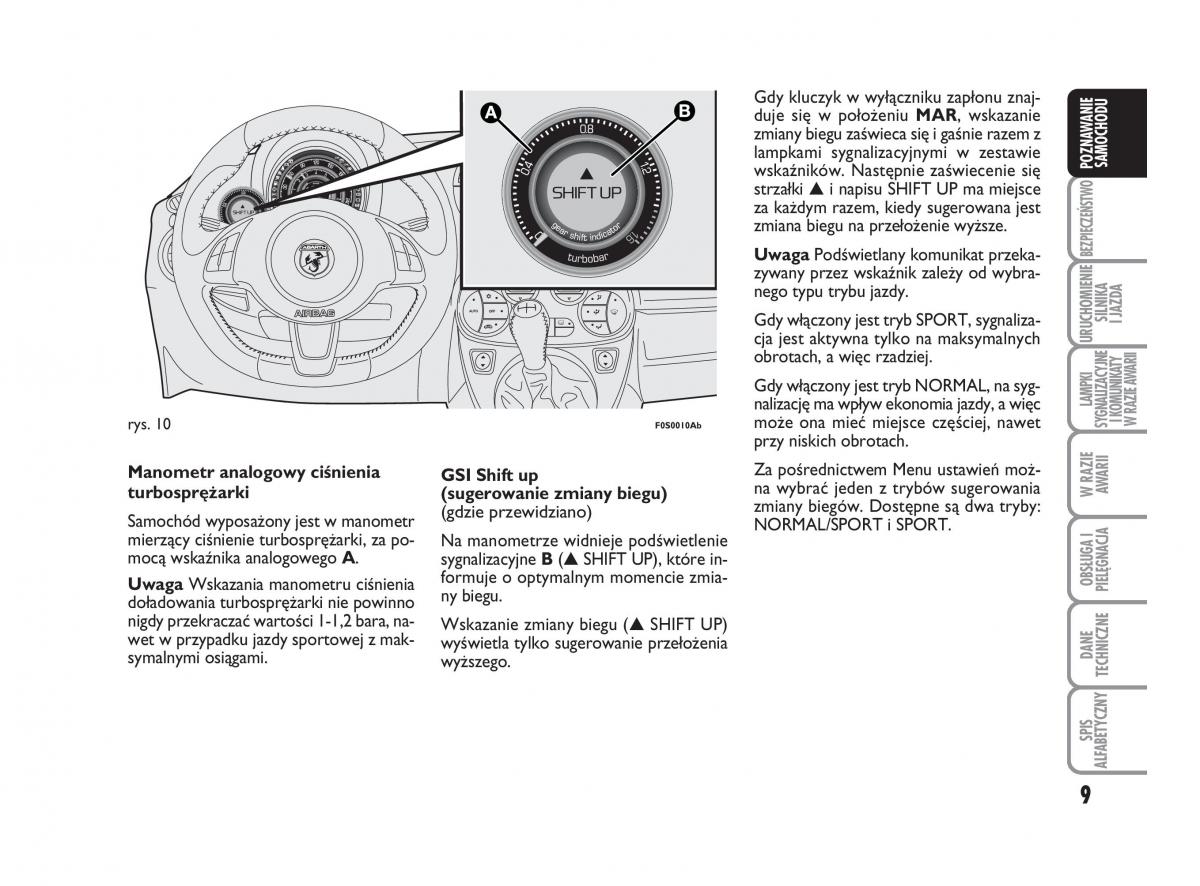 manual  Abarth 500 instrukcja / page 10