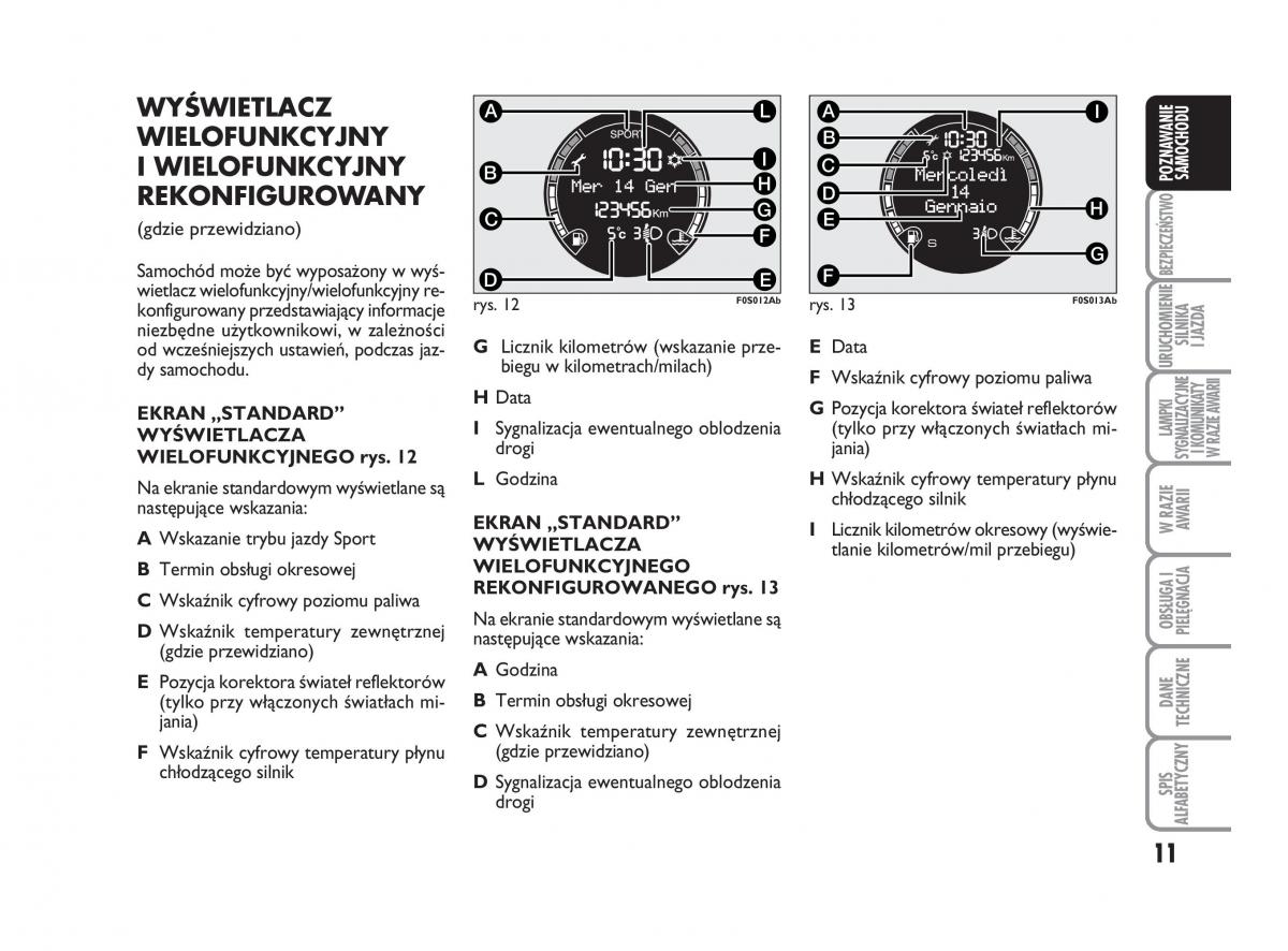 manual  Abarth 500 instrukcja / page 12