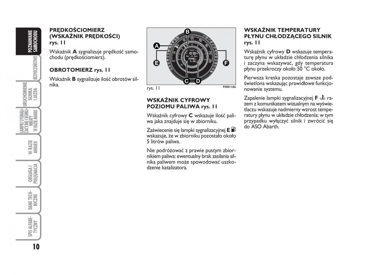 manual  Abarth 500 instrukcja / page 11