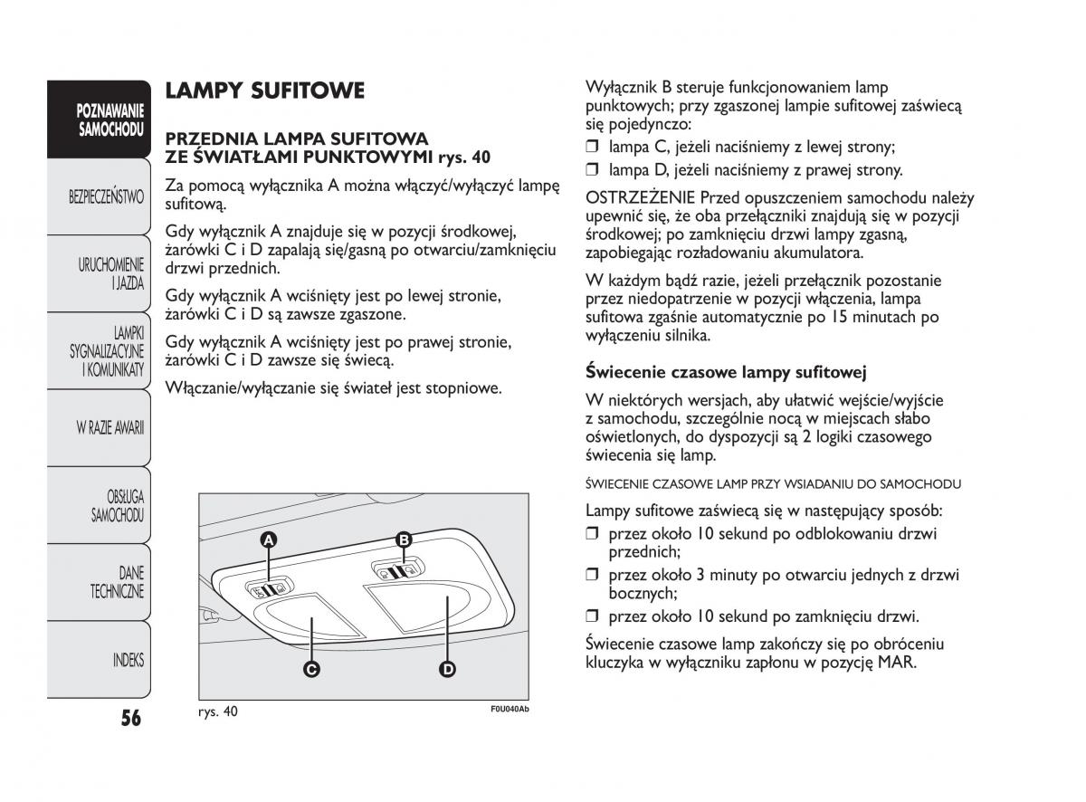 Abarth Punto instrukcja obslugi / page 57