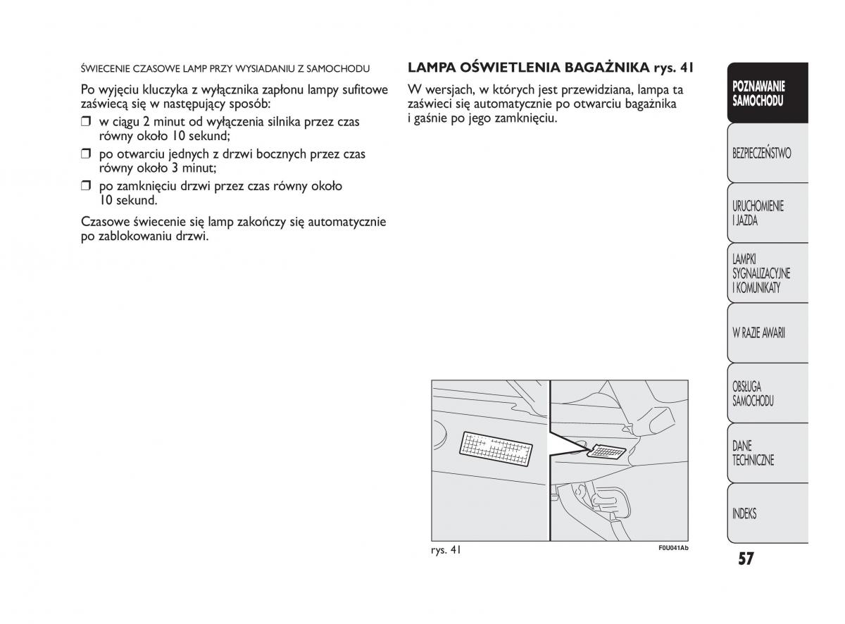 Abarth Punto instrukcja obslugi / page 58