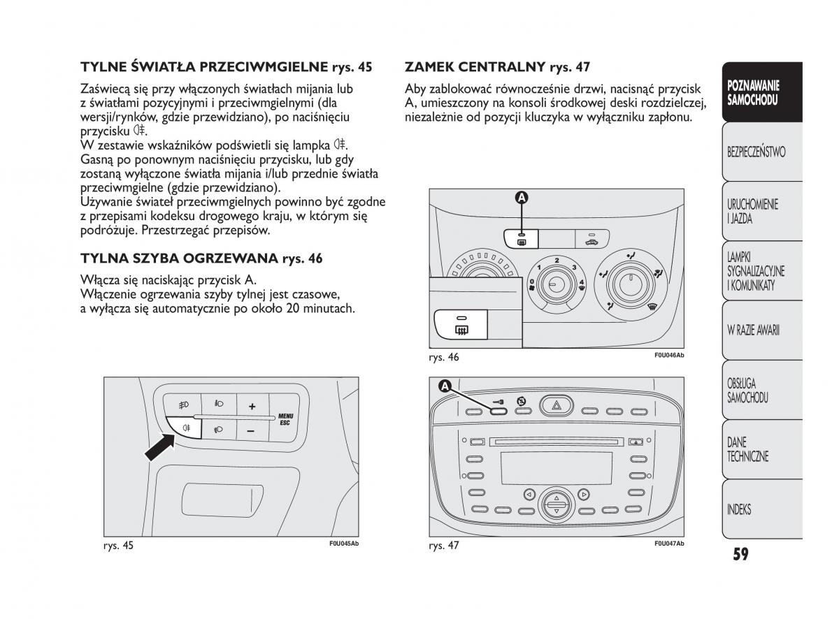 Abarth Punto instrukcja obslugi / page 60