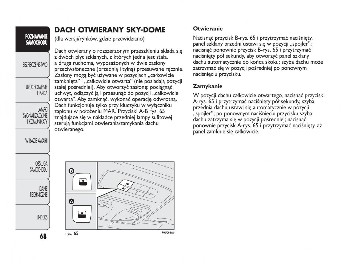 Abarth Punto instrukcja obslugi / page 69