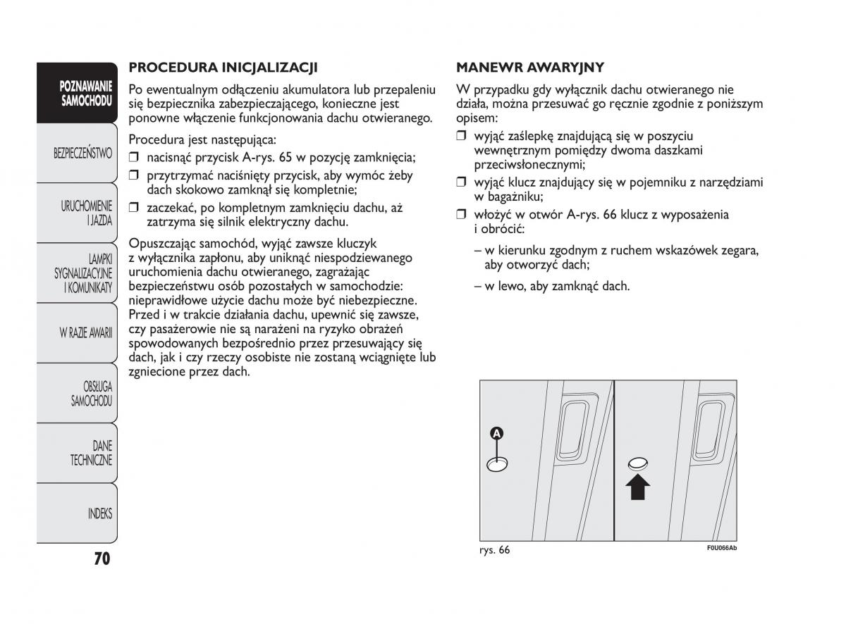 Abarth Punto instrukcja obslugi / page 71