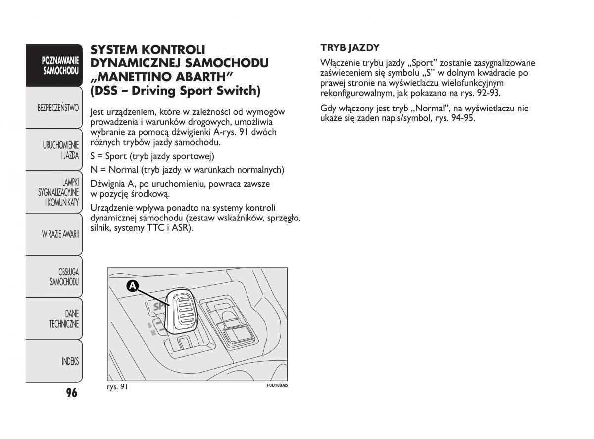 Abarth Punto instrukcja obslugi / page 97