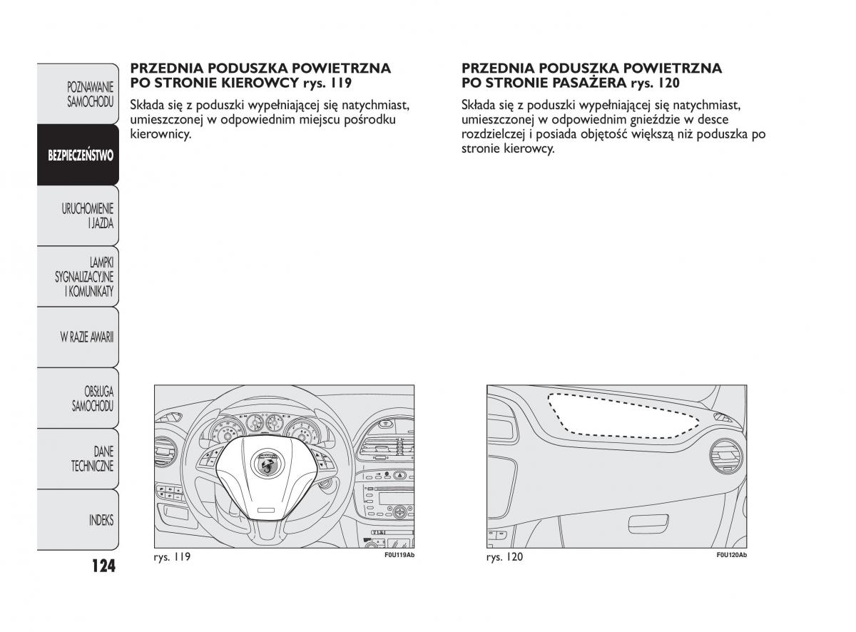 Abarth Punto instrukcja obslugi / page 125