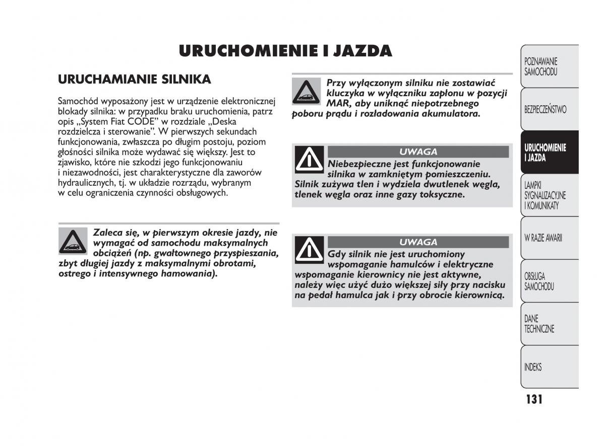 Abarth Punto instrukcja obslugi / page 132