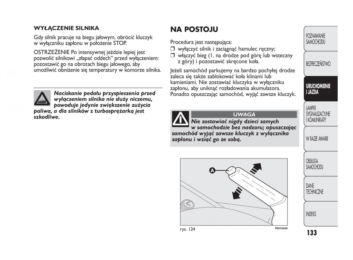 Abarth Punto instrukcja obslugi / page 134