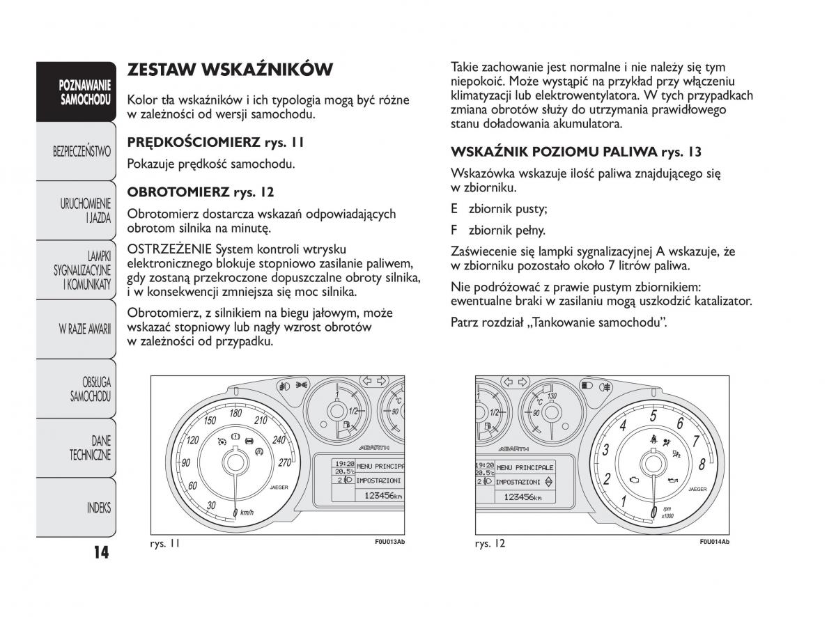 manual  Abarth Punto instrukcja / page 15