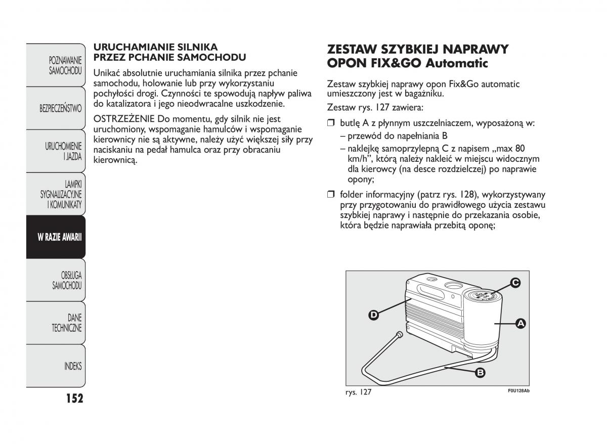 Abarth Punto instrukcja obslugi / page 153