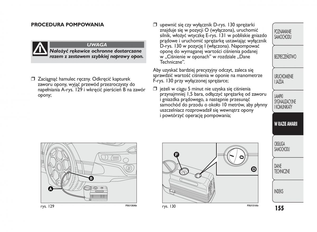 Abarth Punto instrukcja obslugi / page 156