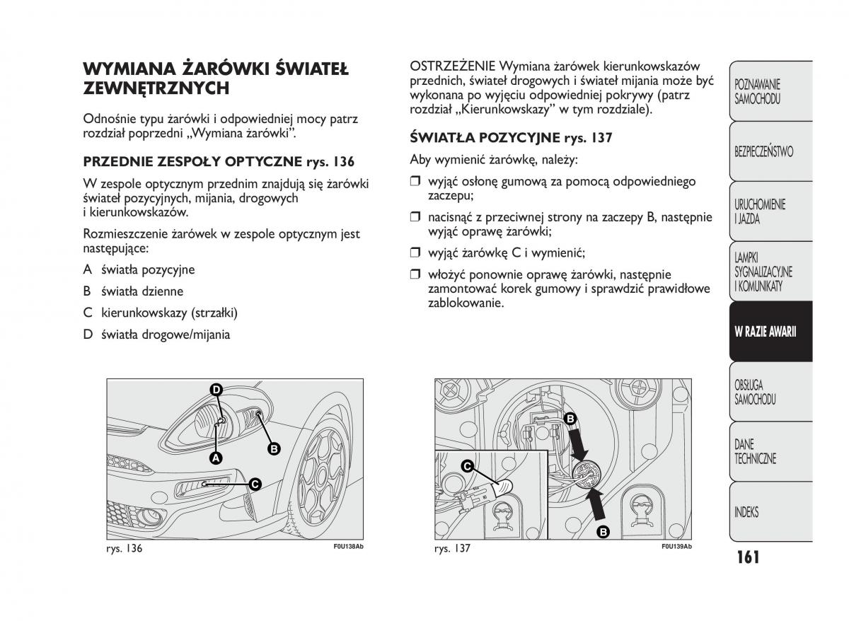 Abarth Punto instrukcja obslugi / page 162