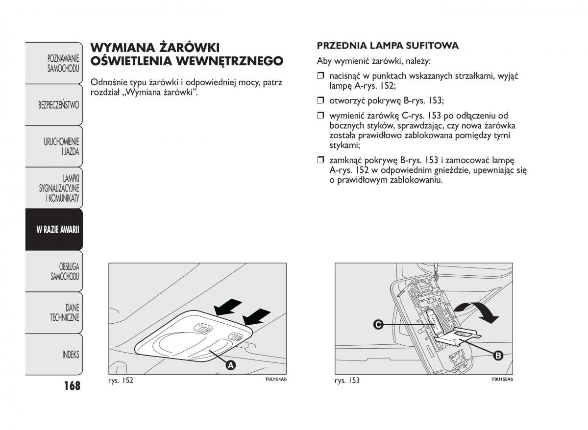 Abarth Punto instrukcja obslugi / page 169