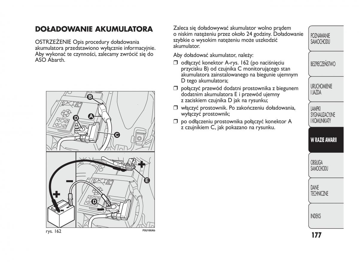 Abarth Punto instrukcja obslugi / page 178