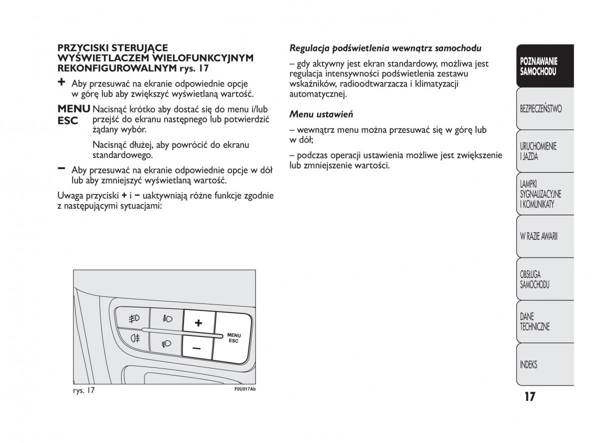 Abarth Punto instrukcja obslugi / page 18