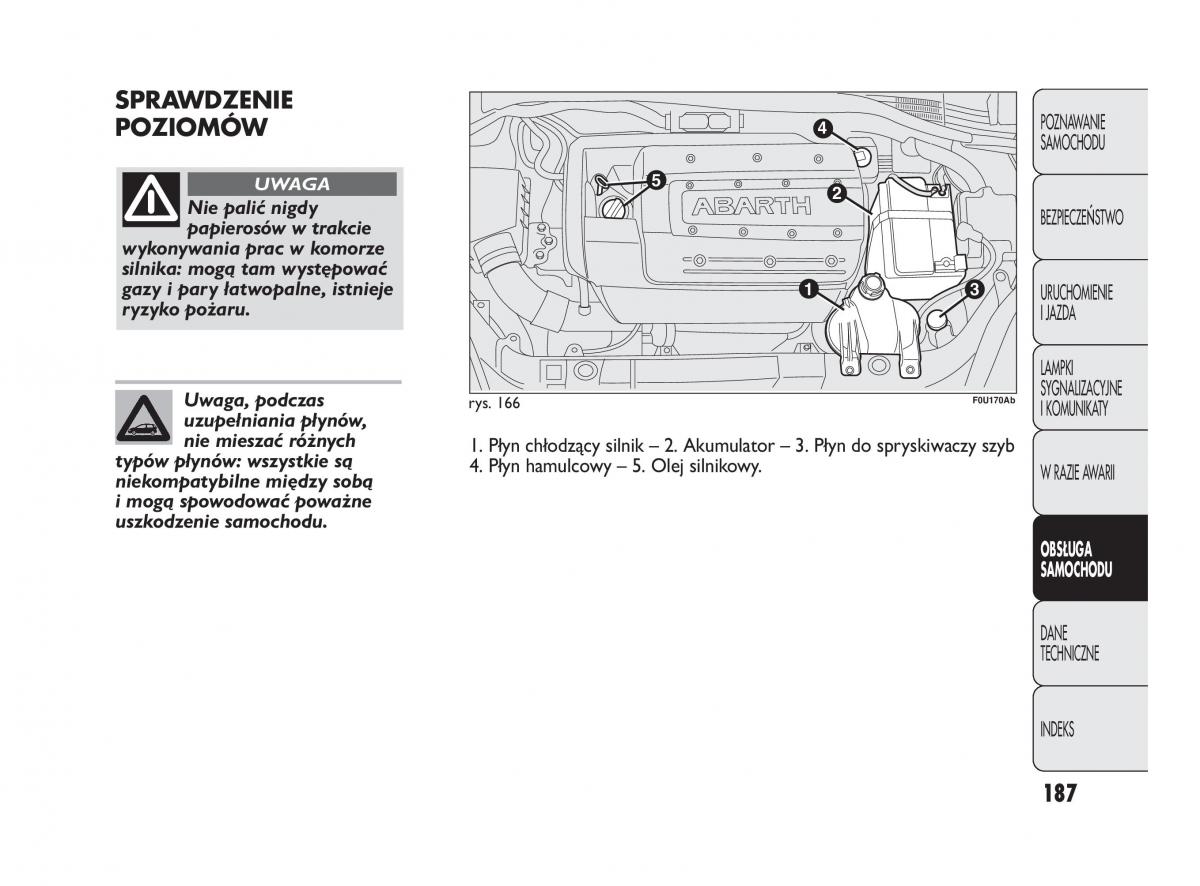 Abarth Punto instrukcja obslugi / page 188