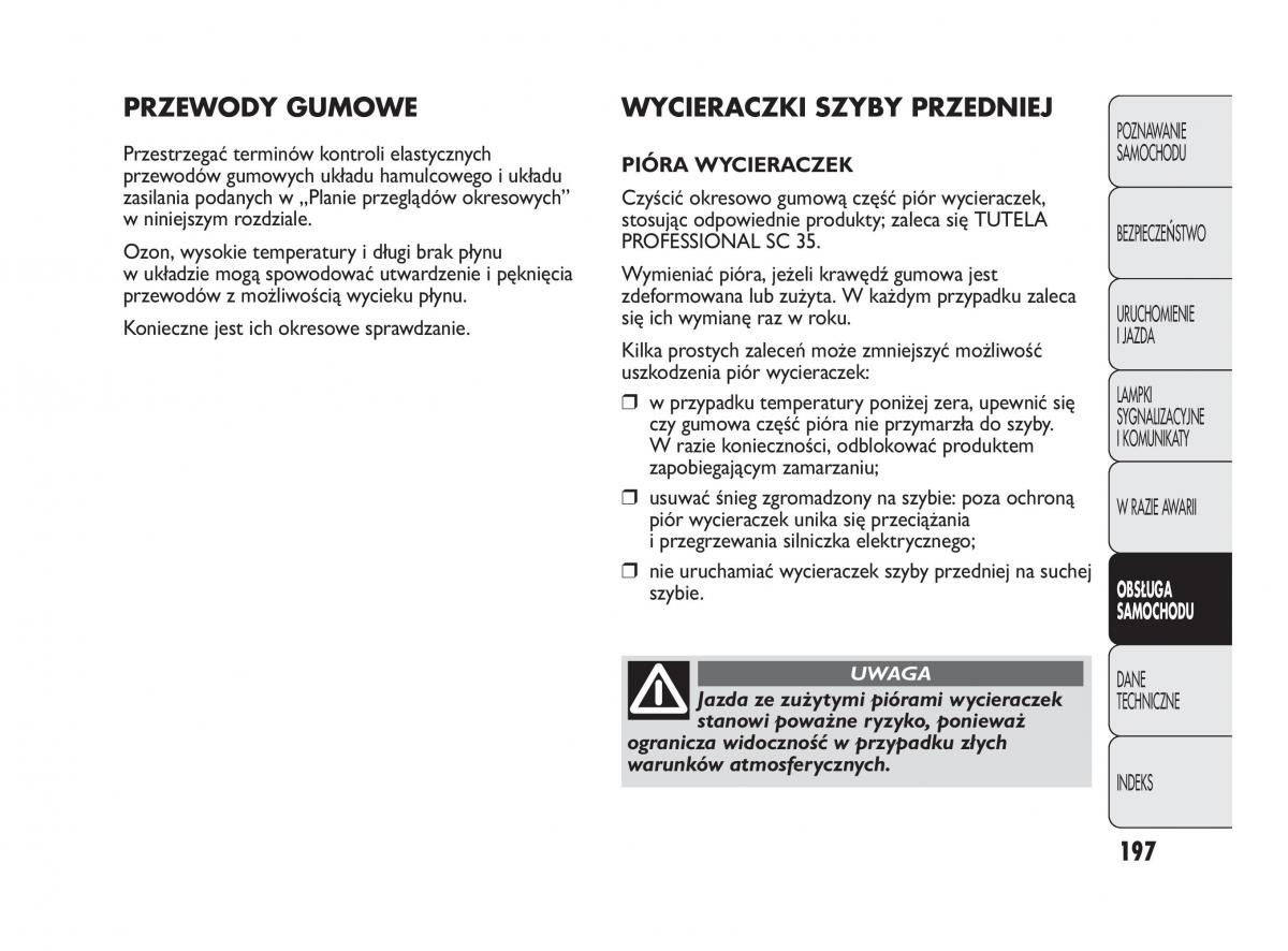 Abarth Punto instrukcja obslugi / page 198