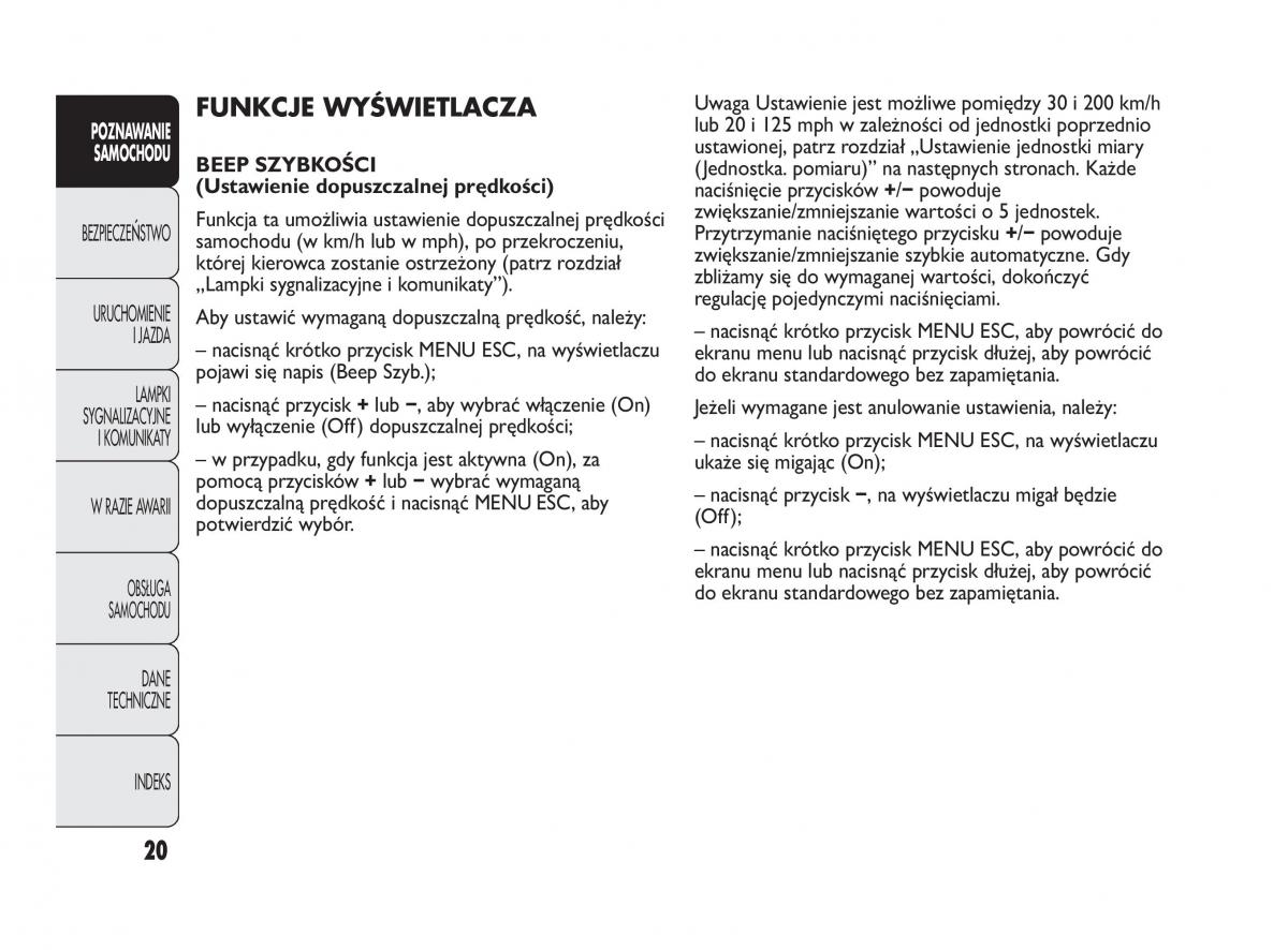 Abarth Punto instrukcja obslugi / page 21