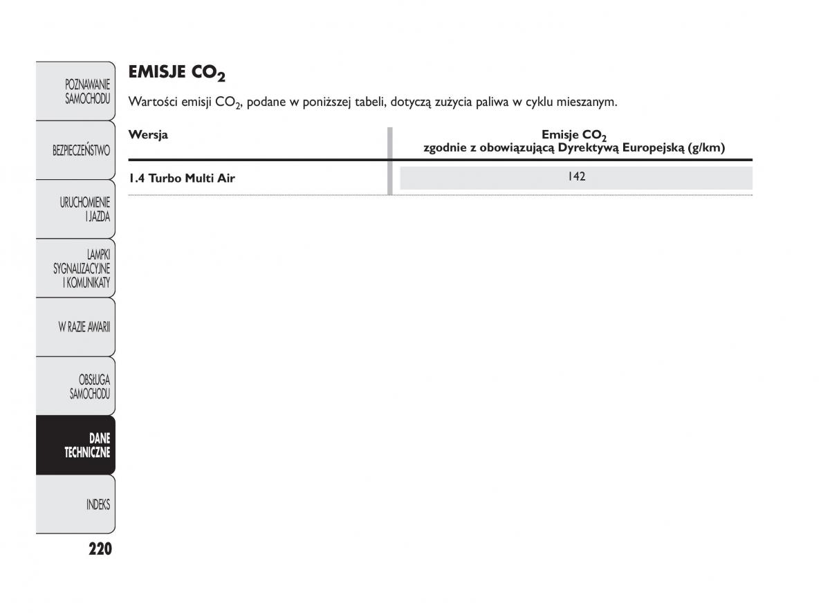 Abarth Punto instrukcja obslugi / page 221