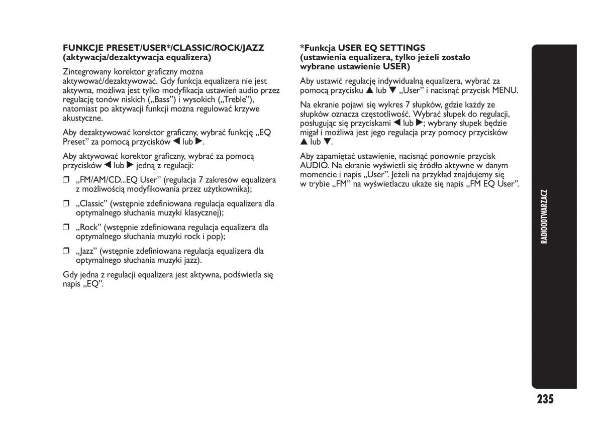 Abarth Punto instrukcja obslugi / page 236
