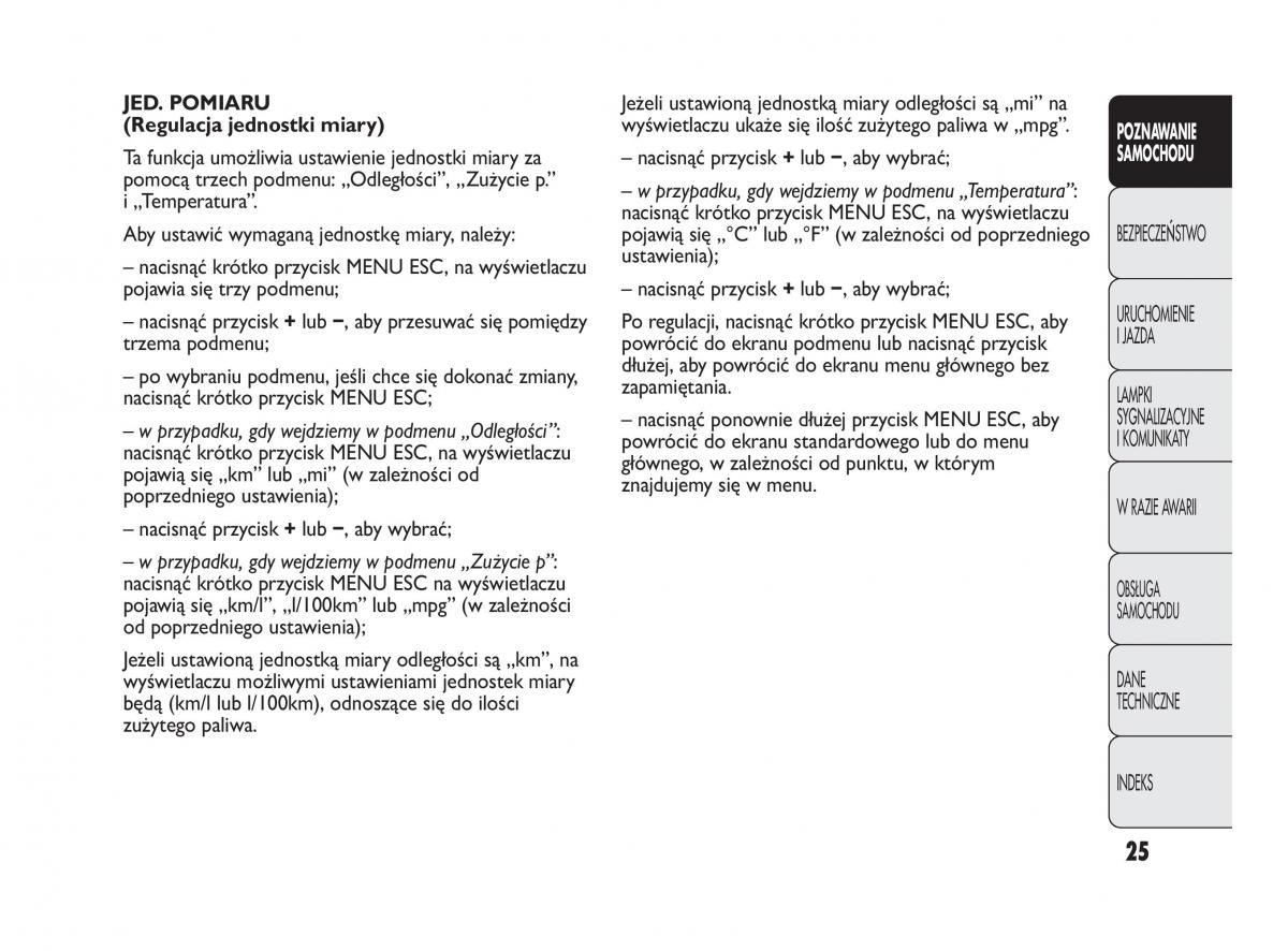 Abarth Punto instrukcja obslugi / page 26