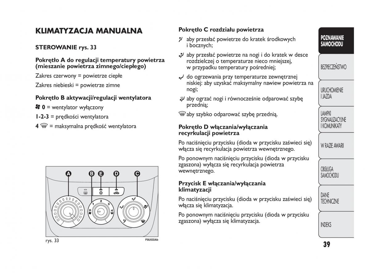 Abarth Punto instrukcja obslugi / page 40