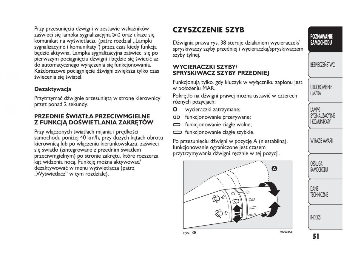 Abarth Punto instrukcja obslugi / page 52