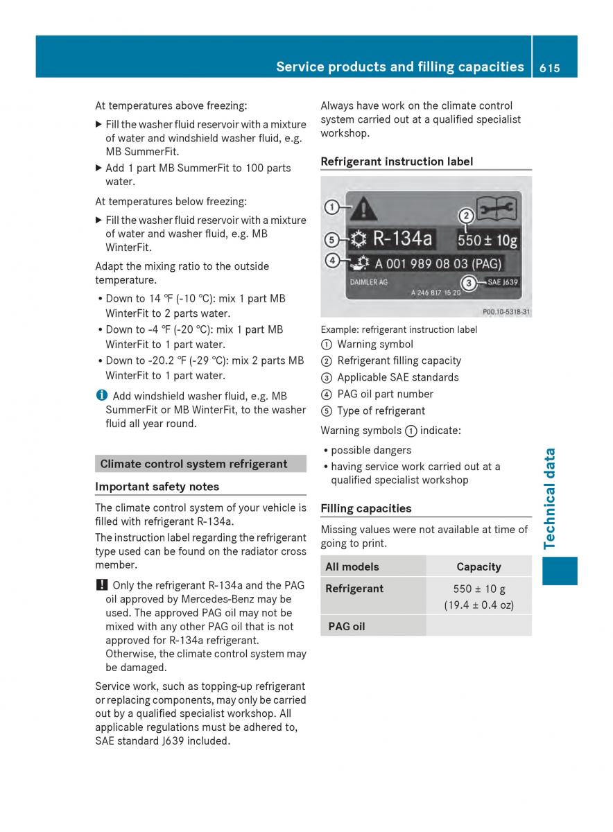 Mercedes Benz SL R231 owners manual / page 617