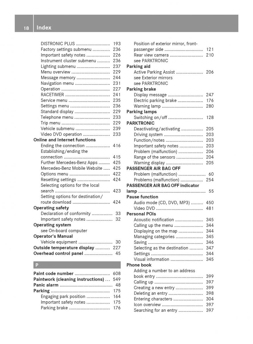 Mercedes Benz SL R231 owners manual / page 20