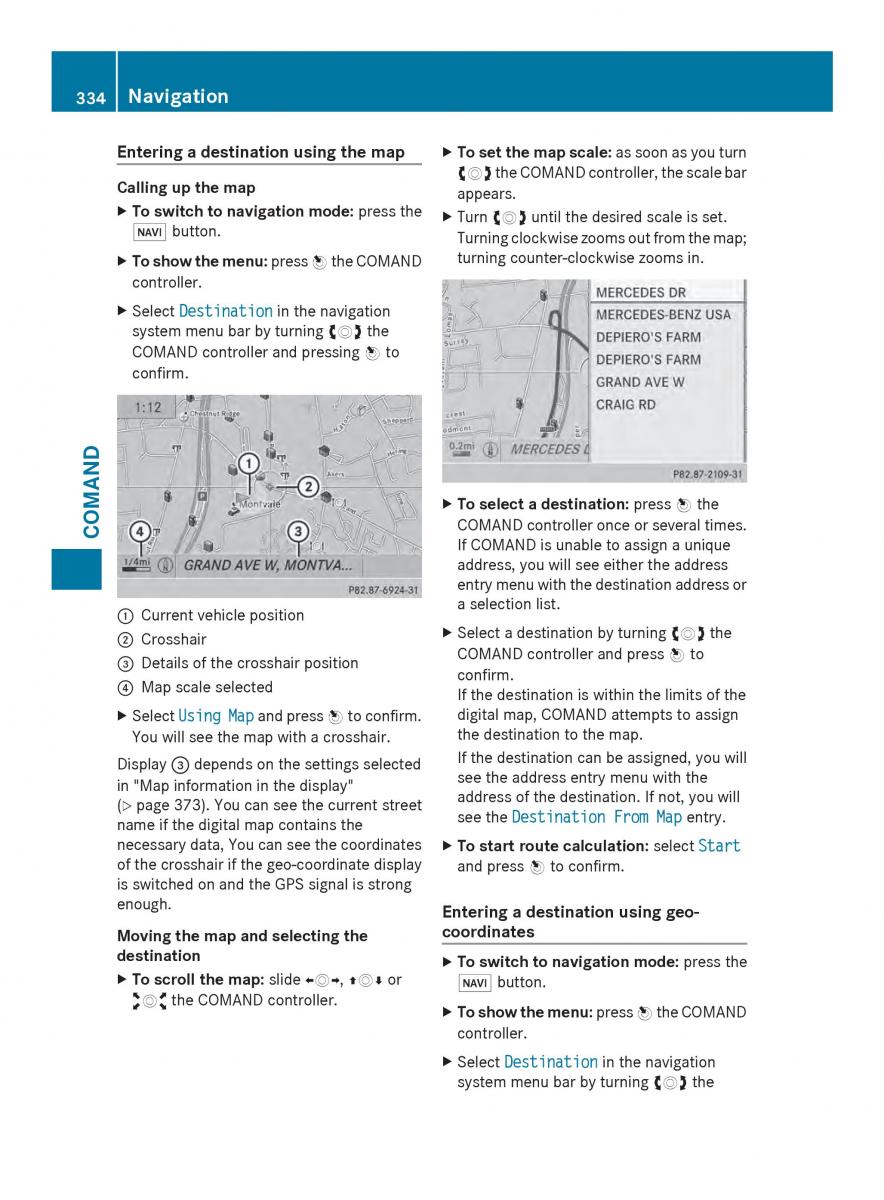 Mercedes Benz SL R231 owners manual / page 336