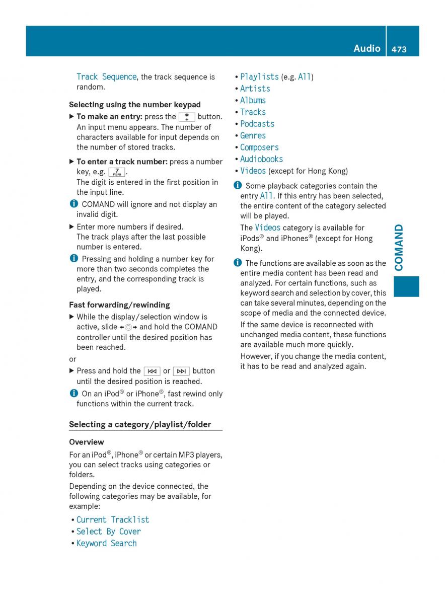 Mercedes Benz SL R231 owners manual / page 475