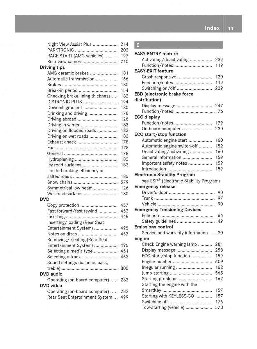 Mercedes Benz SL R231 owners manual / page 13