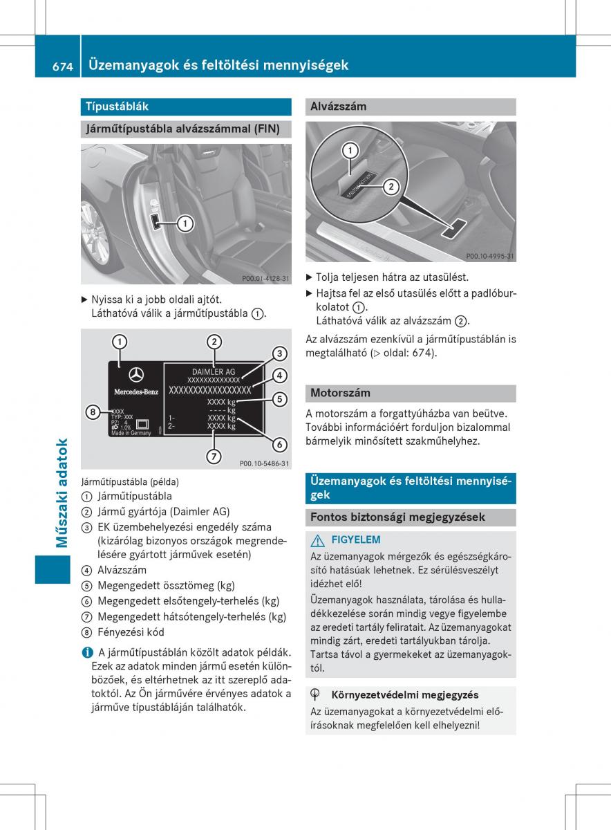 Mercedes Benz SL R231 Kezelesi utmutato / page 676