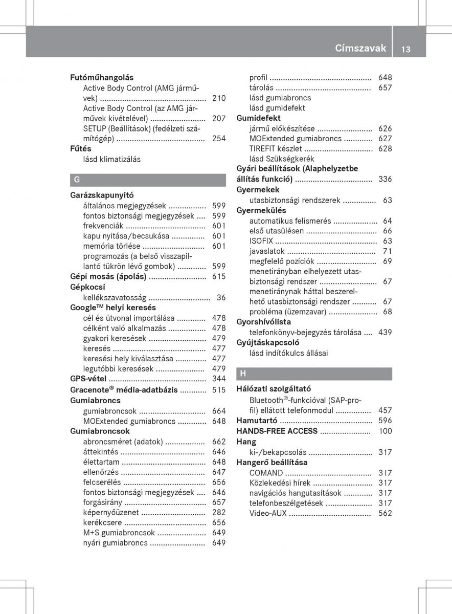 Mercedes Benz SL R231 Kezelesi utmutato / page 15