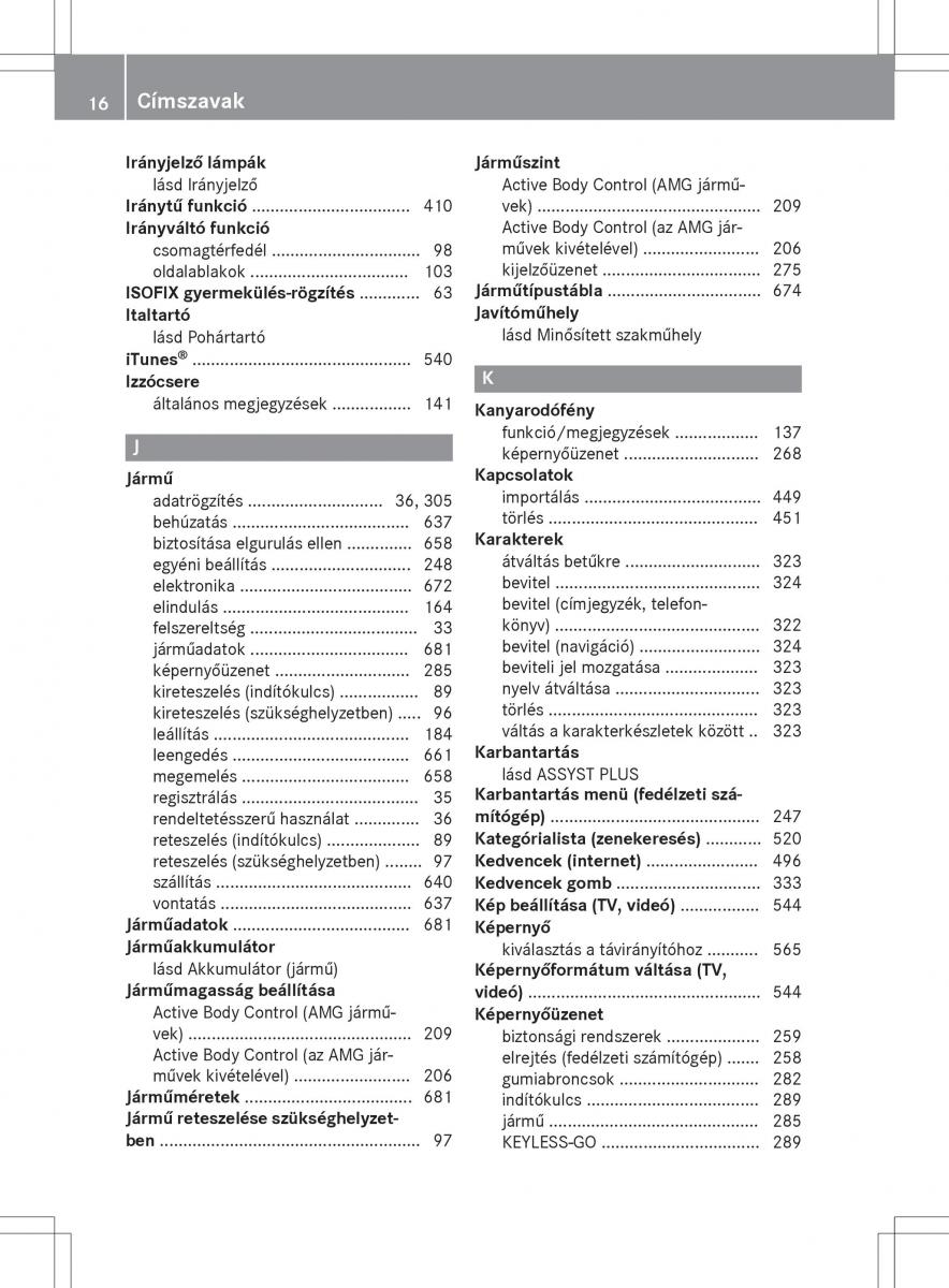 Mercedes Benz SL R231 Kezelesi utmutato / page 18